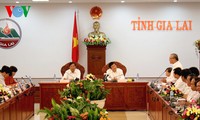 President Truong Tan Sang visits Gia Lai province