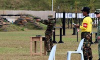 Flag hoisting ceremony of the 24th ASEAN Armies Rifle Meet held