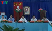 President Truong Tan Sang visits Long An province