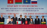 Vietnam-Customs Union FTA negotiation concludes