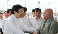 President Truong Tan Sang visits Khanh Hoa