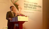 Vietnam sustainable development business forum 2015
