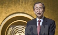 Party leader Nguyen Phu Trong receives UN Chief Ban Ki-moon