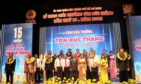 Ton Duc Thang award inspires creativity among workers 