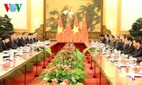 President Truong Tan Sang meets Party General Secretary and President Xi Jinping