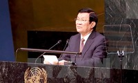 President Truong Tan Sang attends gender equality, CGI meetings