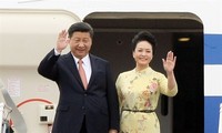 Impression by Chinese General Secretary and President Xi Jinping in Noi Bai International Airport