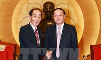 Politburo member welcomes Japanese Upper House leader
