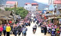 Mong ethnic people in Meo Vac district, Ha Giang province celebrate New Year