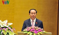 President Tran Dai Quang receives Cambodian Deputy PM Sar Kheng