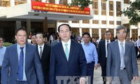 President Tran Dai Quang visits two major national academies