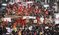 France battered by strikes