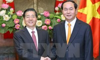 President Tran Dai Quang receives Chinese Minister of Public Security Guo Shengkun