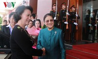 NA Chairwoman Nguyen Thi Kim Ngan holds talks with Lao counterpart