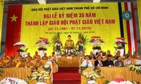 35th founding anniversary of Vietnam Buddhist Sangha marked in HCM City 