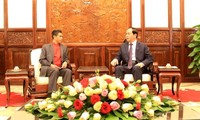 President Tran Dai Quang receives outgoing Timor Leste Ambassador