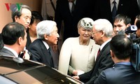 Party leader, his spouse meet Japanese Emperor, Empress