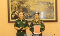 Three more Vietnamese military officers to take on UN peacekeeping missions 