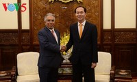 President Tran Dai Quang receives outgoing Saudi Arabian ambassador