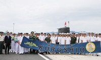 Japanese submarine visits Cam Ranh international port