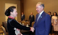 Top legislator meets Kazakh lower house chairman in Turkey 