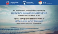 East Sea conference: cooperation for regional security, development