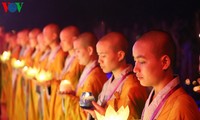 Lantern releasing ceremony for world peace held at UN Day of Vesak