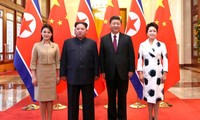 North Korean leader holds talks with Chinese President