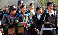 Costumes of Mong people in Sa Pa
