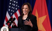 Foreign media cover Kamala Harris's visit to Vietnam