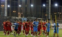 Vietnam national squad train hard in Saudi Arabia ahead of World Cup qualifiers