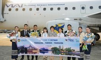Myanmar Airways International launches first flight to Noi Bai 