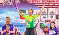 Vietnamese cyclist wins two awards at Tour of Thailand