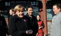 Angela Merkel en Chine