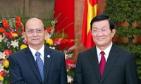 Le président birmanThein Sein reçus par les plus hauts dirigeants vietnamiens