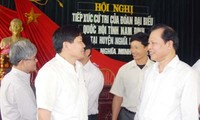 Vu Van Ninh rencontre l’électorat de la province de Nam Dinh