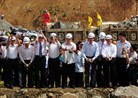 Mise en chantier d’un barrage de la centrale hydro-électrique Lai Châu