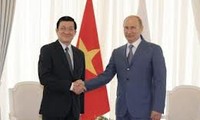 Le président Truong Tan Sang achève sa visite officielle en Russie
