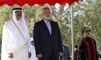 L'émir du Qatar effectue une visite historique à Gaza