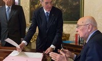 Italie : Le président Giorgio Napolitano a dissous le Parlement 