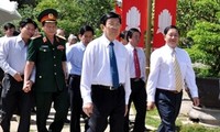 Le Président vietnamien Truong Tan Sang en visite à Dong Thap