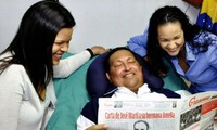 Diffusion des photos du président vénézuélien Hugo Chavez