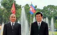 Le président Truong Tan Sang reçoit une délégation du Parti du peuple cambodgien