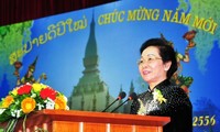 La vice-présidente vietnamienne célèbre le Nouvel An laotien