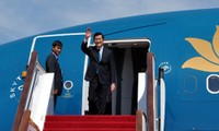 Le président Truong Tan Sang est arrivé à Pékin, en Chine