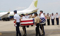 Da nang : Une cérémonie de rapatriement de restes de soldats américains