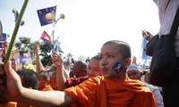 L’opposition cambodgienne manifeste à Phnom Penh