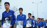 Dernier hommage au général Giap à Quang Binh, en dépit des intempéries