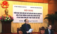Renforcer la coopération entre l’AN et le front de la patrie du Vietnam 