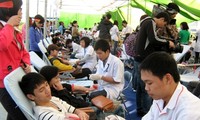 Haiphong: des étudiants ont donné près de 1.200 unités sanguines
